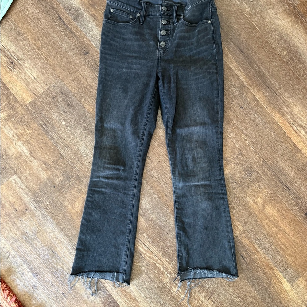 Madewell Cali Demi Boot Black Jeans